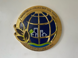 Desain logo BPN Kuningan untuk perusahaan pertanahan